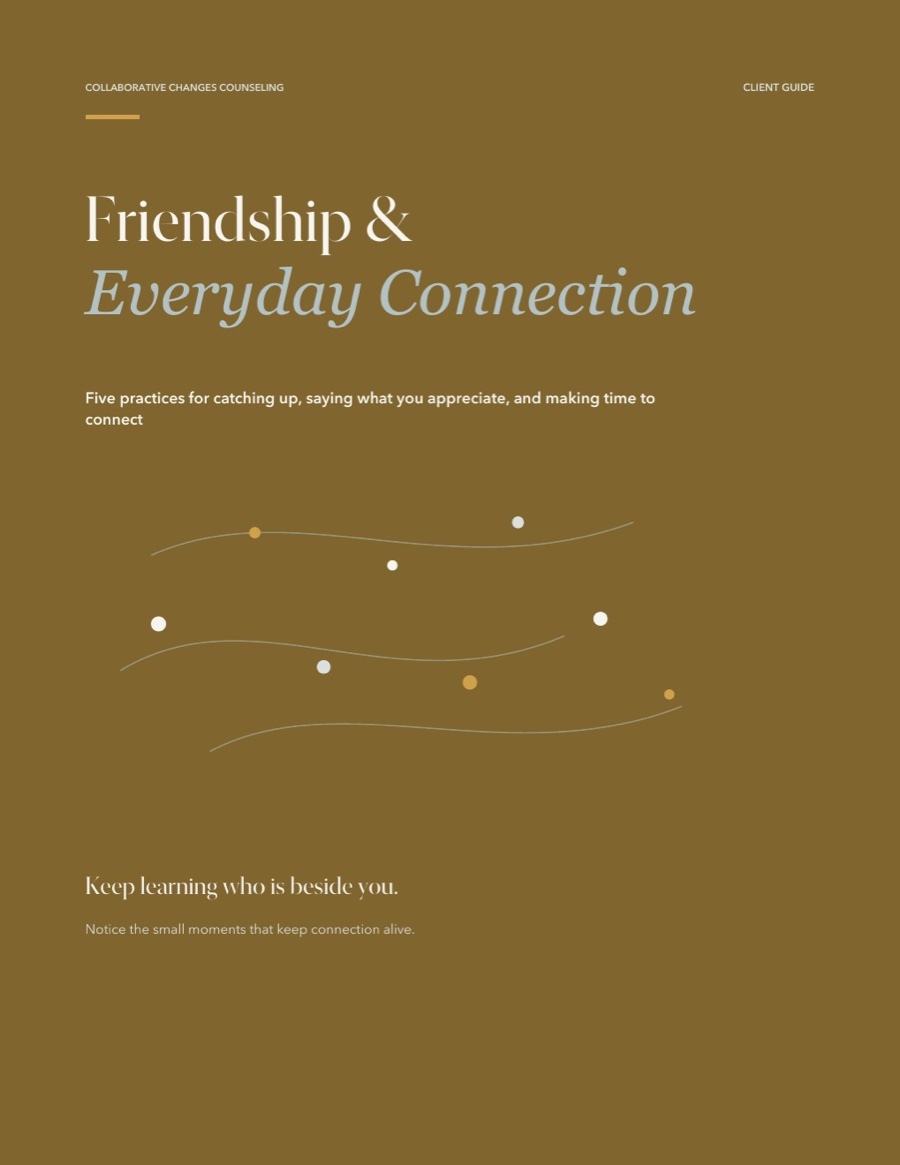 Cover of Friendship & Everyday Connection
