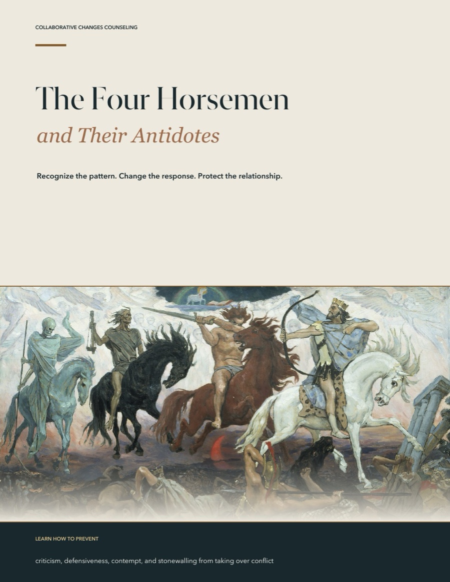 Cover of The Four Horsemen and Their Antidotes